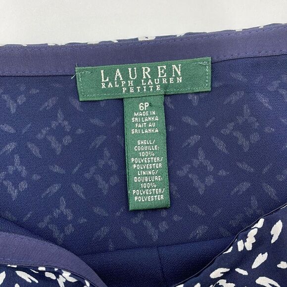 Lauren Ralph Lauren blue and white patterned skirt - Picture 4 of 6